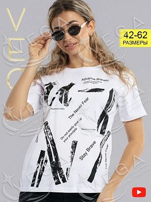 картинка Футболка женская 428 магазин Одежда+ являющийся официальным дистрибьютором в России 